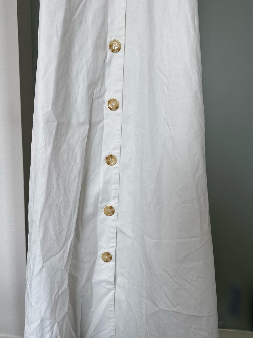 NWT Hutch Alessia White  Cotton Halter Midi Dress S - Picture 10 of 14